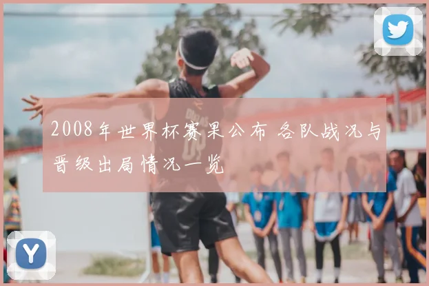 2008年世界杯赛果公布 各队战况与晋级出局情况一览