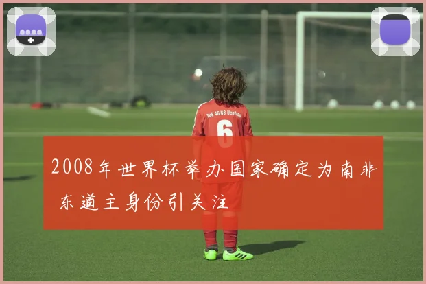 2008年世界杯举办国家确定为南非 东道主身份引关注