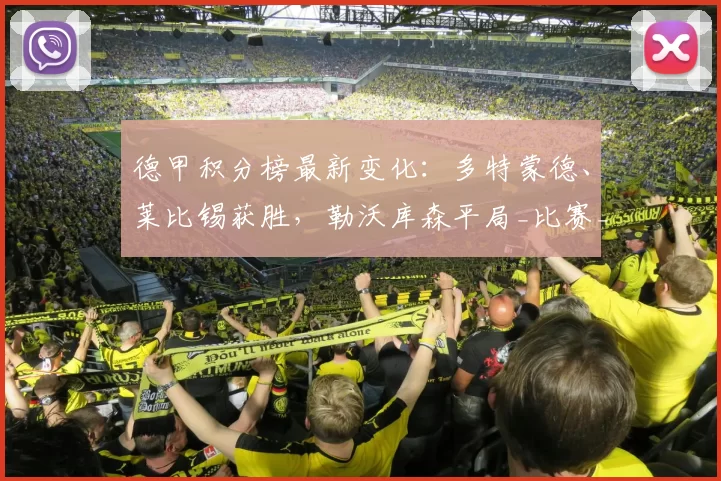 德甲积分榜最新变化：多特蒙德、莱比锡获胜，勒沃库森平局_比赛_客场_霍芬海姆